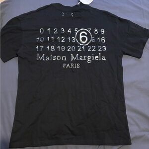 Maison Margiela Mm6 Black T-Shirt